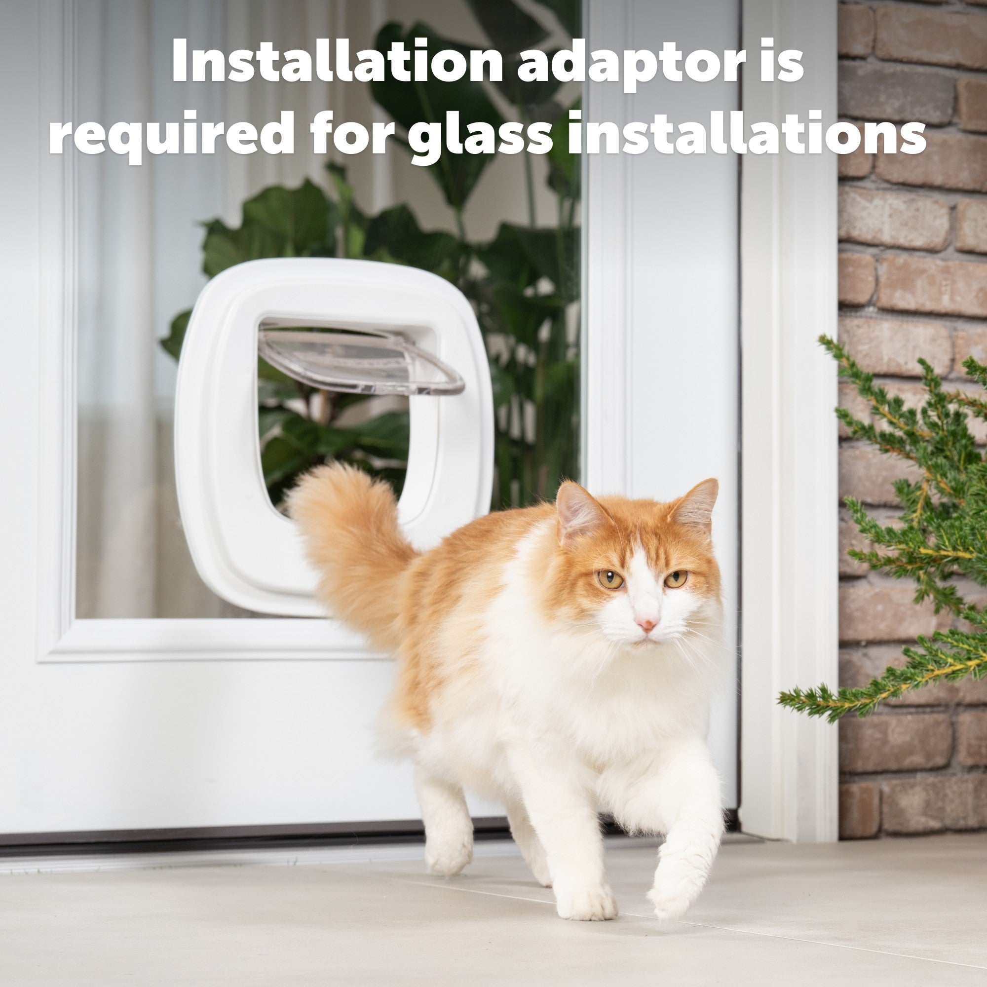 Big Cat Flap Glass Installation Adaptor PetSafe UK