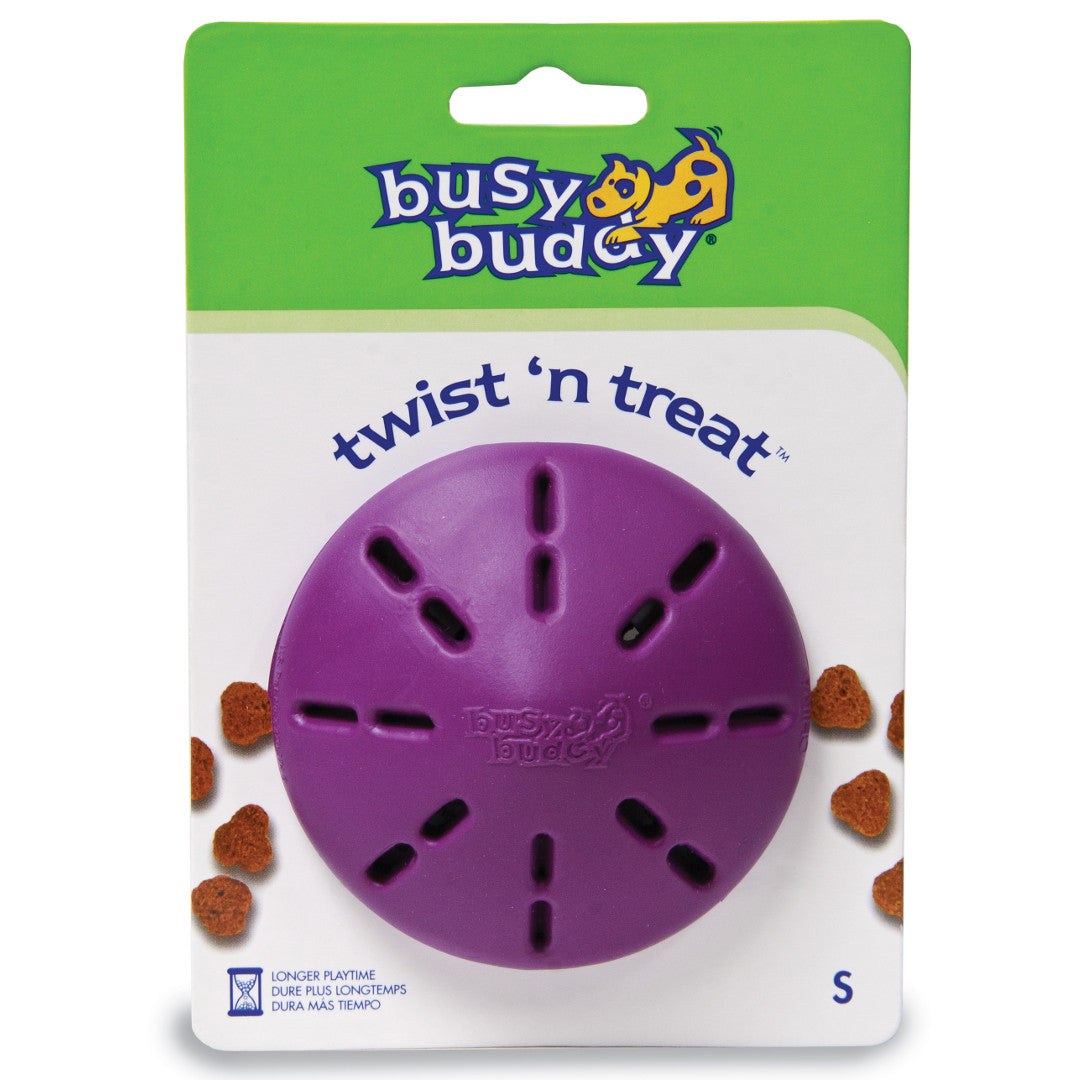 PetSafe BUSY BUDDY TWIST N TREAT Dog Toy Chew and Treat Dispensing SMALL